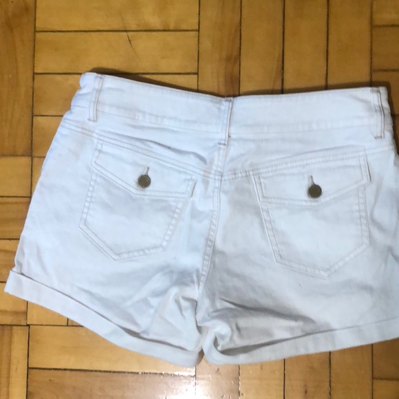 White Jean Shorts - Picture 2 of 3